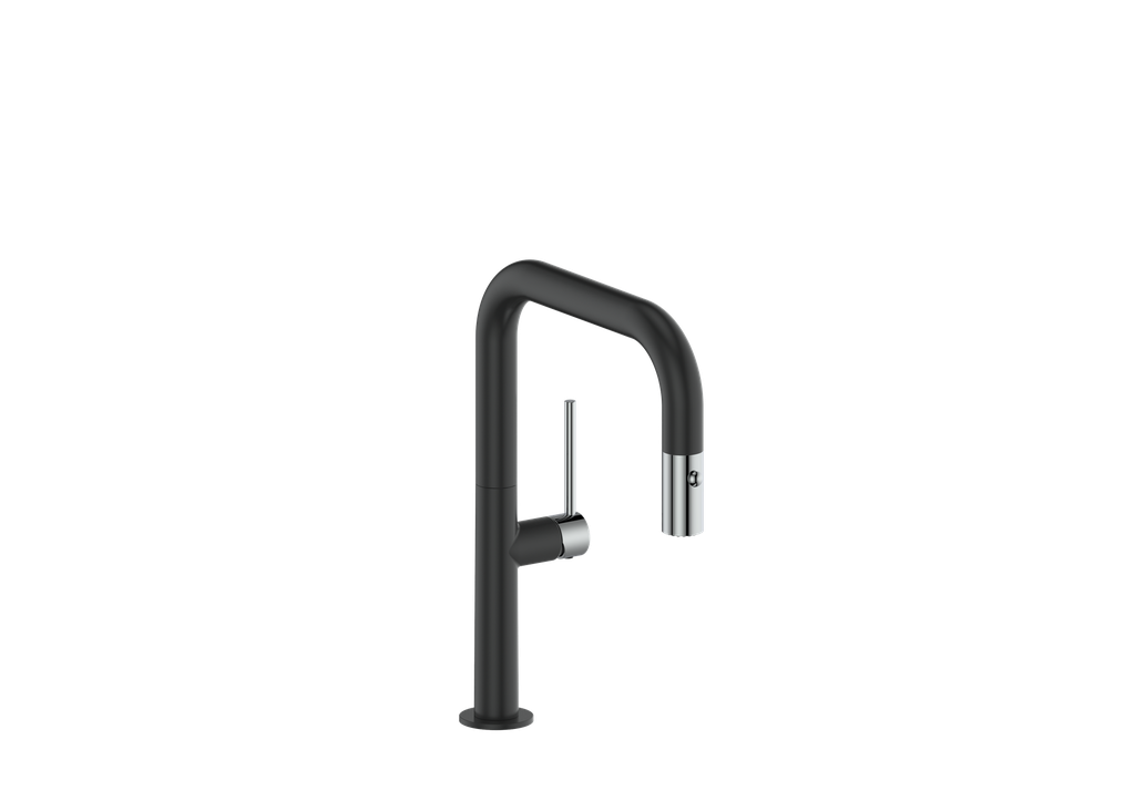 Vogt Dornbirn Pull Down 13" Bar/Prep Kitchen Faucet With U-Spout