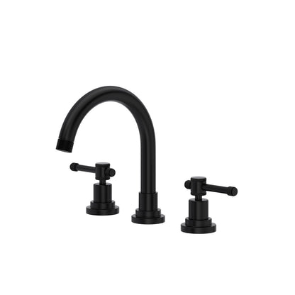 Robinet de lavabo généralisé Rohl Campo avec bec en C, poignée à levier industriel - CP08D3IL