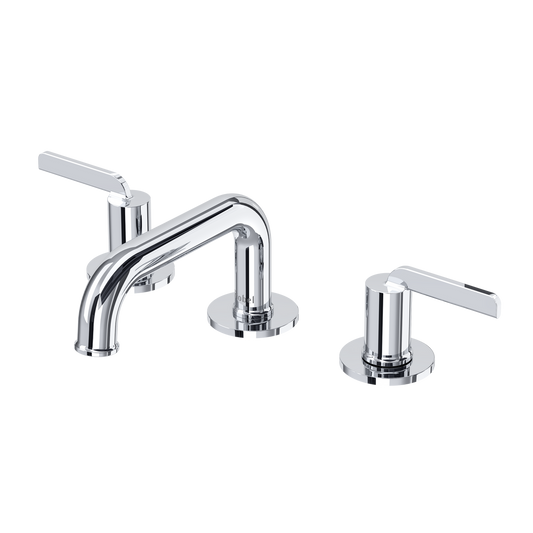 Riobel Authentica Widespread Lavatory Faucet With Low Spout & Push Drain 1.2 GPM