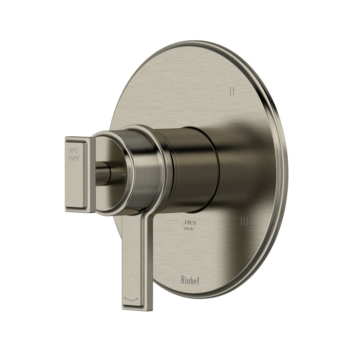 Riobel Manifesto 1/2" Therm & Pressure Balance Trim With 3 Functions (No Share) - TMF47