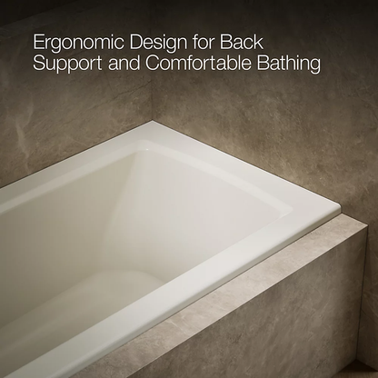 Kohler Archer 60" x 30" Alcove Bath, Right Drain