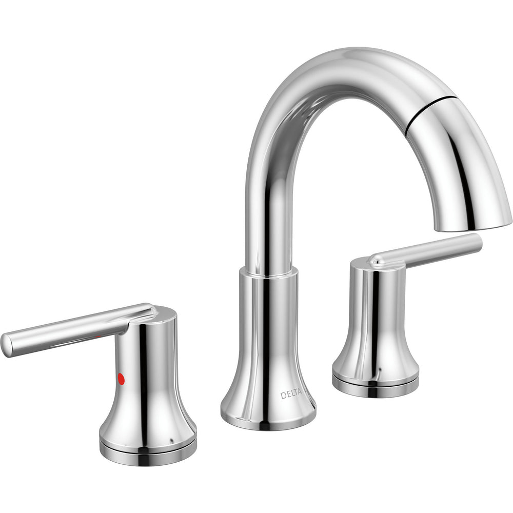 Delta Trinsic Two Handle Widespread Pull Down Bathroom Faucet - 3559-PD-DST
