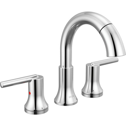 Delta Trinsic Two Handle Widespread Pull Down Bathroom Faucet - 3559-PD-DST
