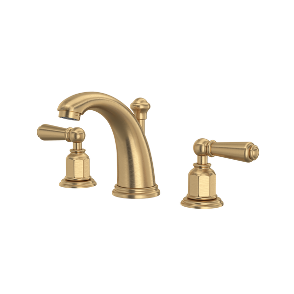 Perrin & Rowe Edwardian Widespread Lavatory Faucet, Lever Handle