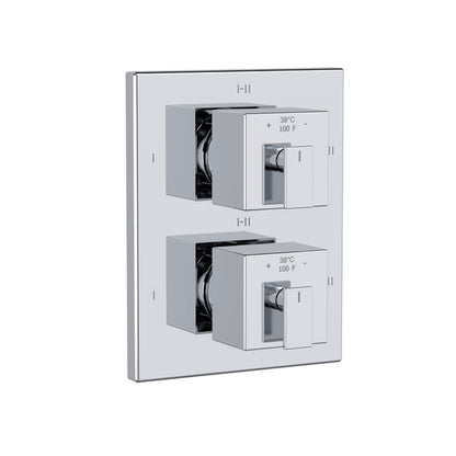 Riobel Zendo 3/4" Thermostatic & Pressure Balance Trim With Up To 6 Functions