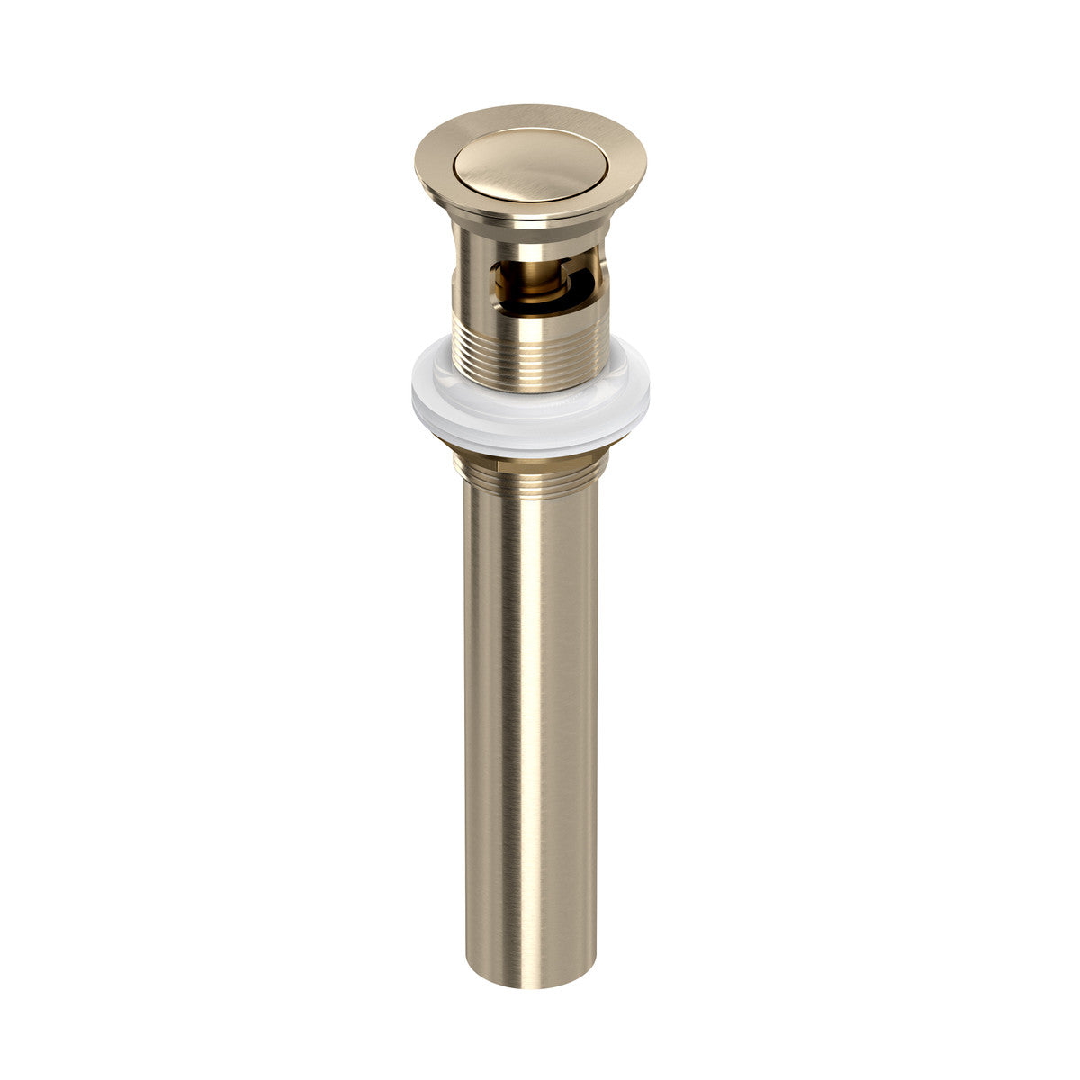 Rohl Lavatory Push Drain With Overflow - 0127DOF