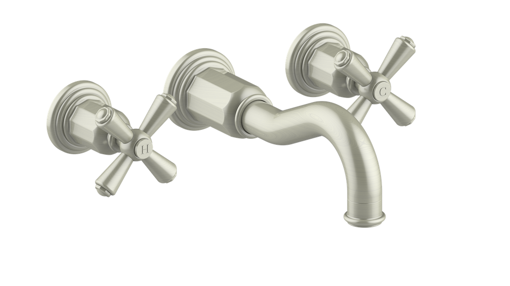 Vogt Carinthia 8" C.C. Wall Mount Lavatory Faucet With Rough-In Valve - BF.CX.1520.CC