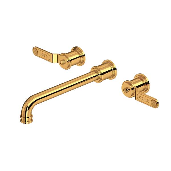Perrin & Rowe Armstrong Wall Mount Tub Filler Trim Lever Handles