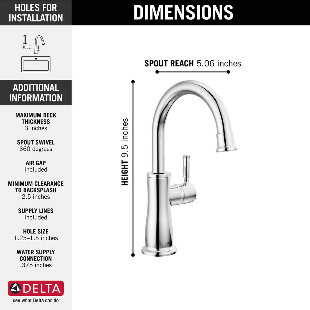 Delta Traditional Beverage Faucet - 1960