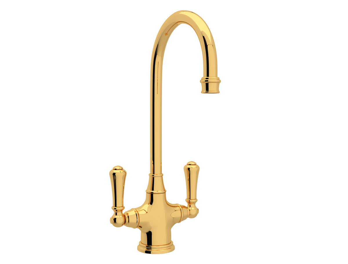 Perrin & Rowe Georgian Era Two Handle Bar/Food Prep Kitchen Faucet