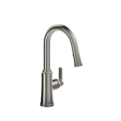 Riobel Trattoria Pull-Down Kitchen Faucet With C-Spout Dual Spray 1.5 GPM