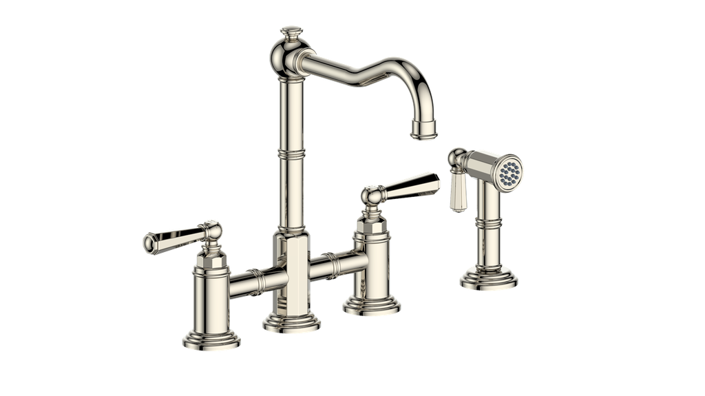 Vogt Carinthia Bridge Kitchen Faucet With Side Spray