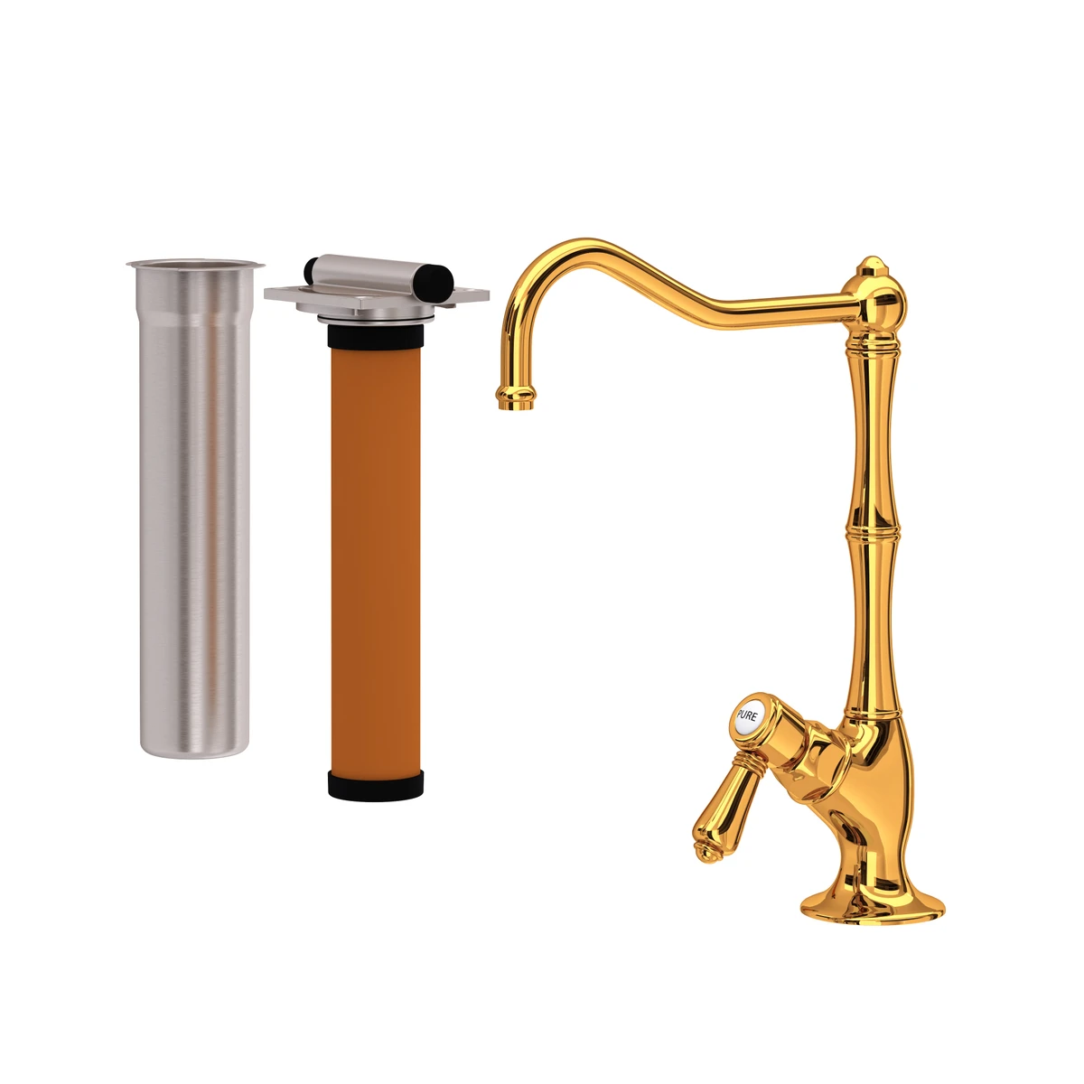 Rohl Acqui Filter Kitchen Faucet Kit Lever Handles AKIT1435LM-2