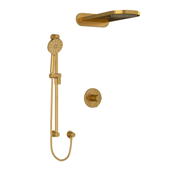 Riobel Riu Shower Kit 2745 With Rough-In Valve, Plain Handles - KIT2745RUTM