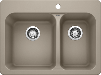 Blanco Vision 1½ Bowl Silgranit Dual Mount Kitchen Sink