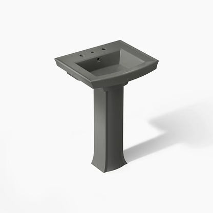 Kohler Archer 24" Rectangular Pedestal Bathroom Sink