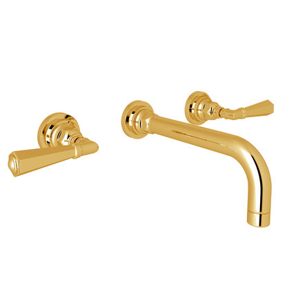 Rohl San Giovanni Wall Mount Lavatory Faucet Trim Only, Lever Handles - A2307LM