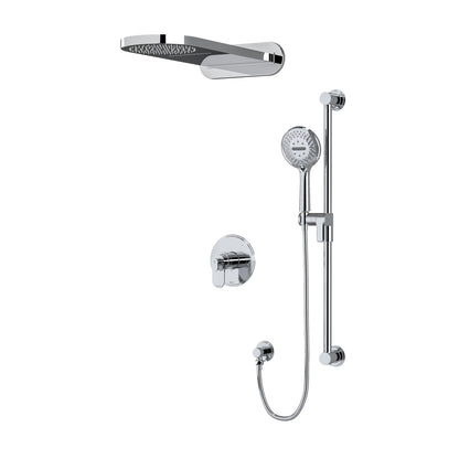 Riobel Arca 3-Way Coaxial System Thermostatic/Pressure Balance Kit - 2745