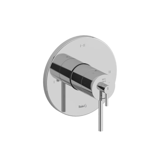 Riobel GS 1/2" Therm & Pressure Balance Trim With 3 Functions (Share) Plastic Plate - TGS93