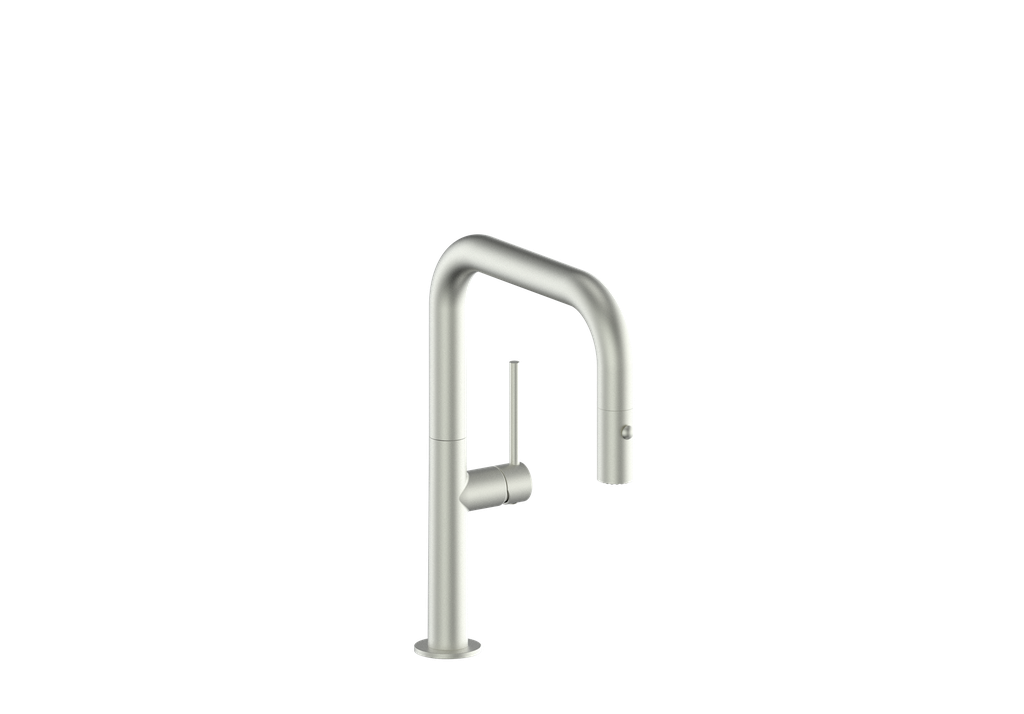 Vogt Dornbirn Pull Down 13" Bar/Prep Kitchen Faucet With U-Spout