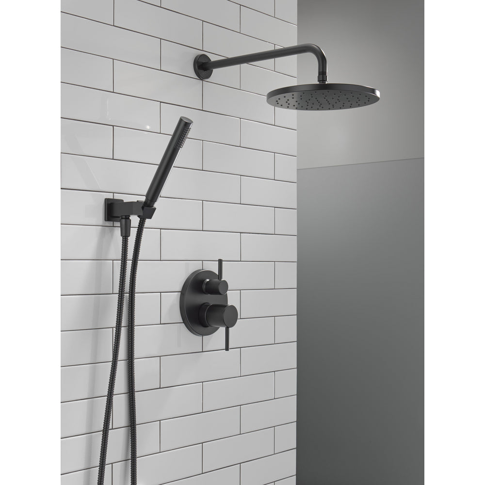 Delta T342702 Modern Cylindrical Raincan Shower Trim with Hand Shower