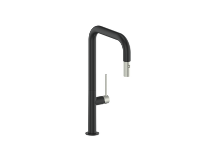 Vogt Dornbirn Pull Down 16" Kitchen Faucet With U-Spout