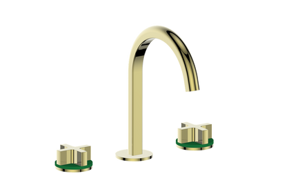 Vogt Mond 8" C.C. Lavatory Faucet With Pop-Up Drain - Cross Handle