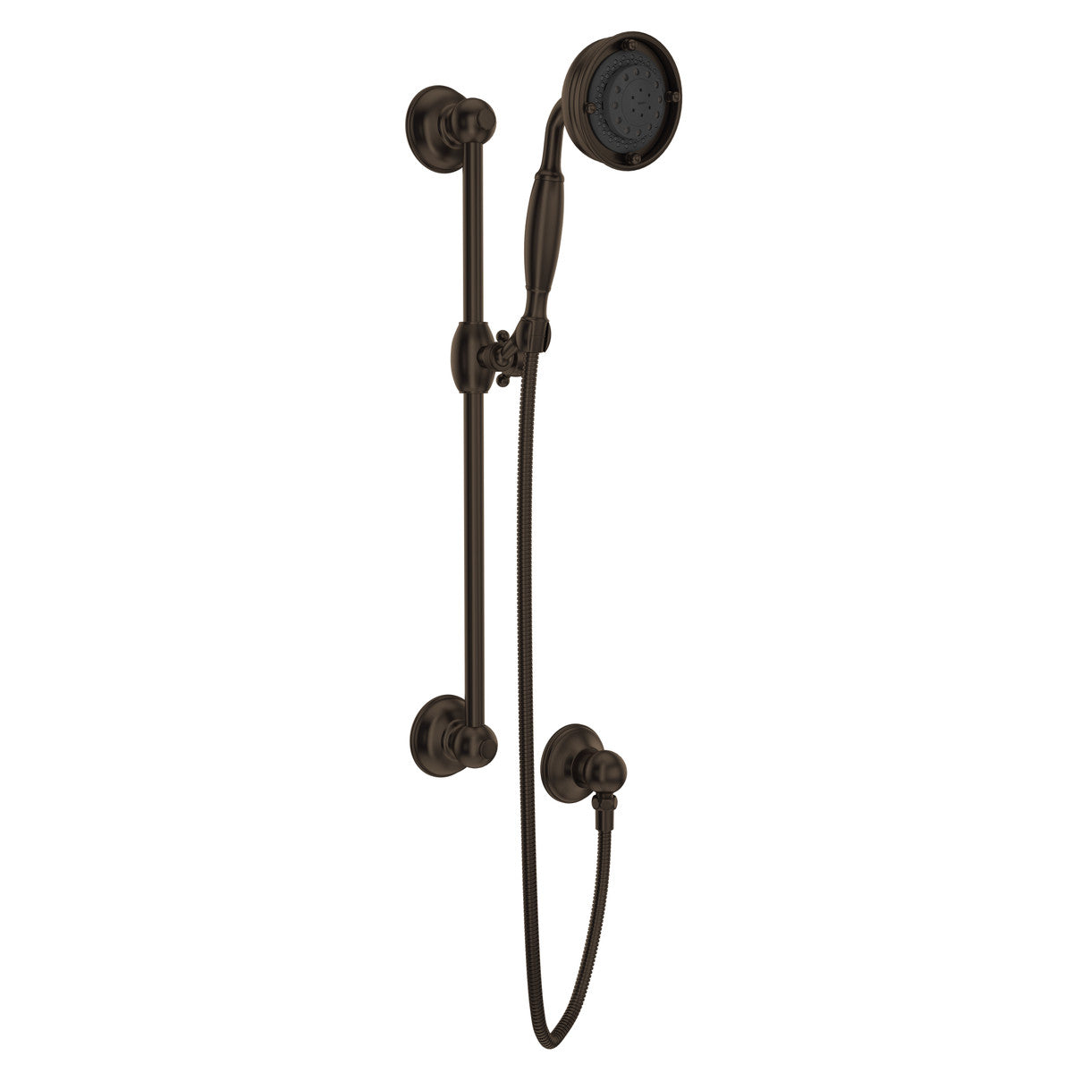 Rohl Handshower Set With 22" Slide Bar And 3-Function Handshower - 1311