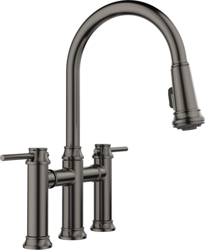 Blanco Empressa Pull-Down Bridge Kitchen Faucet 1.5 GPM