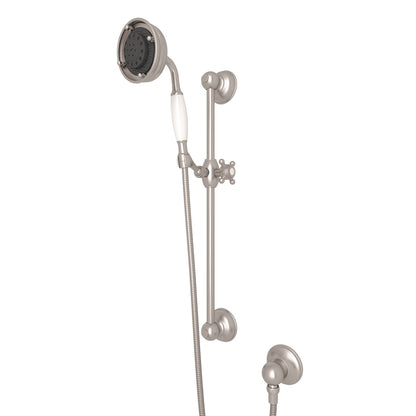 Rohl Handshower Set With 22" Slide Bar And 3-Function Handshower - 1310