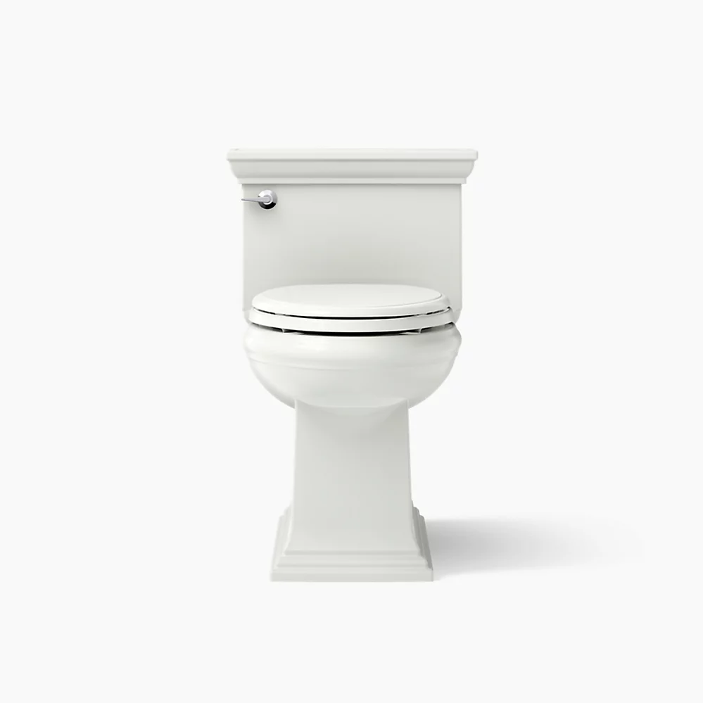 Kohler Memoirs Stately One-Piece Compact Elongated Toilet With Skirted Trapway, 1.28 GPF