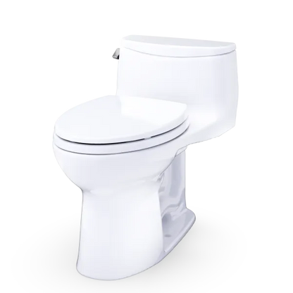 TOTO NEW Ultramax Low Profile One-Piece Toilet - 1.28 GPF Universal Height Washlet+ Connection Less Seat