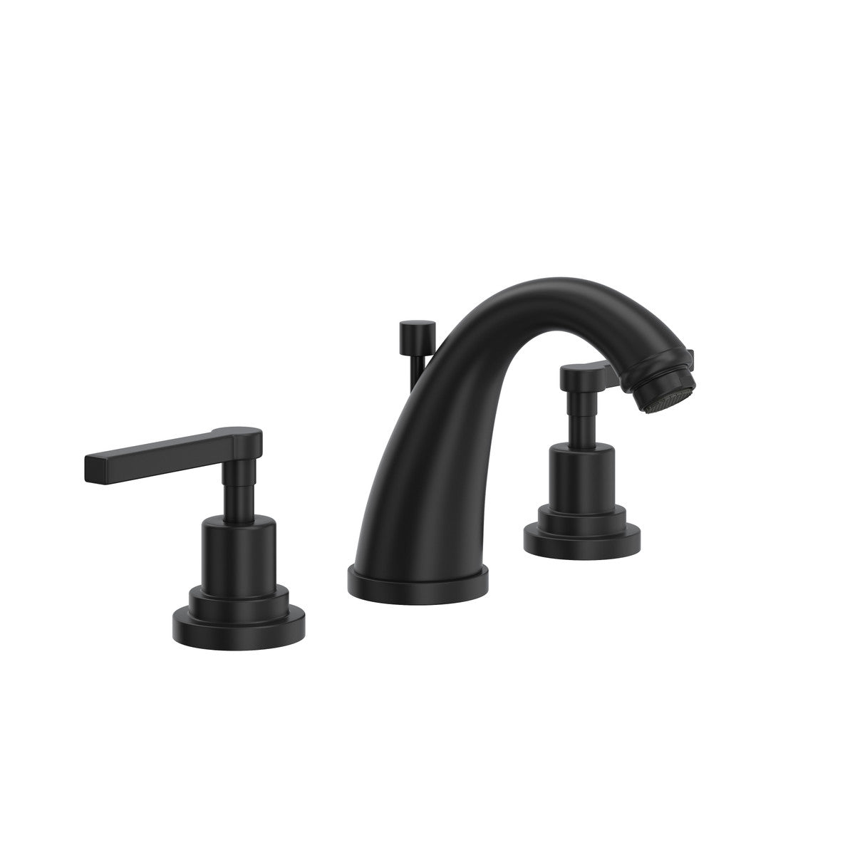 Rohl Lombardia Widespread Lavatory Faucet With C-Spout & Lever Handles - A1208LM-2