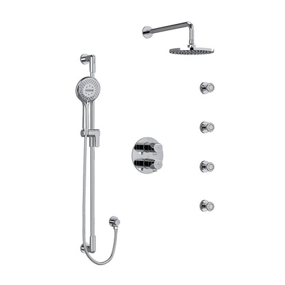 Riobel Parabola Shower Kit 446 With Rough-In Valve - KIT446PB