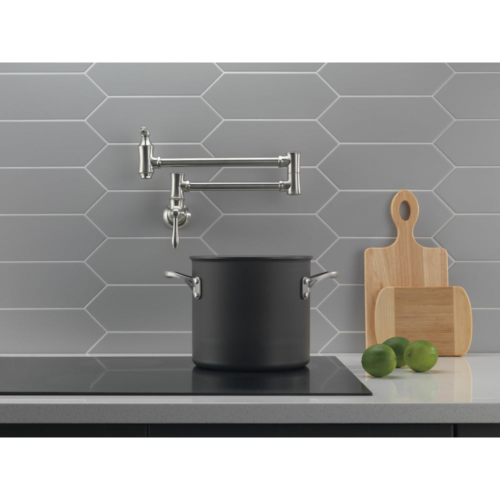 Delta Traditional Wall Mount Pot Filler - 1177LF