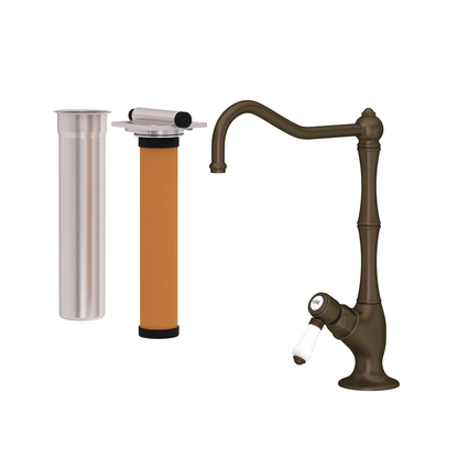 Rohl Acqui Filter Kitchen Faucet Kit Porcelain Lever Handles - AKIT1435LP-2