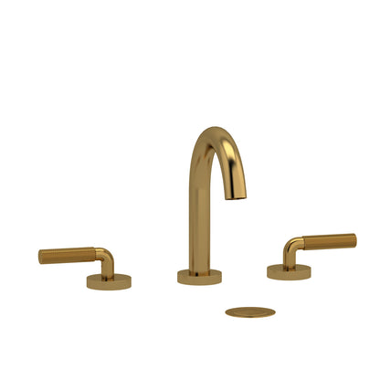 Riobel Riu Widespread Bathroom Faucet With C-Spout RU08L