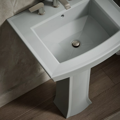 Kohler Archer 24" Rectangular Pedestal Bathroom Sink