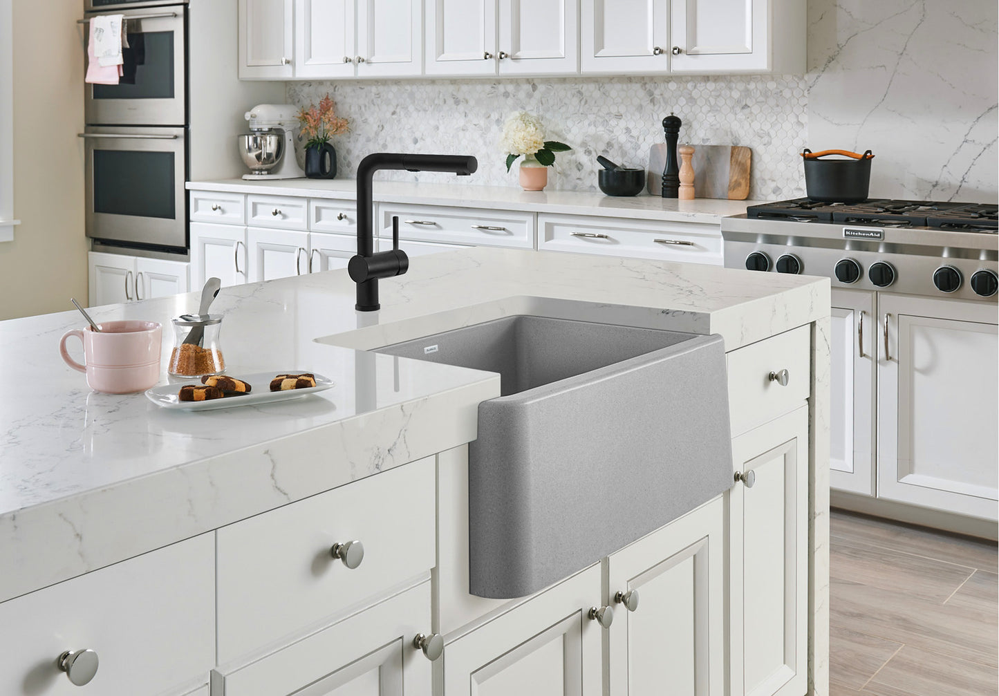Blanco Ikon 27 Undermount Apron Front Silgranit Kitchen Sink