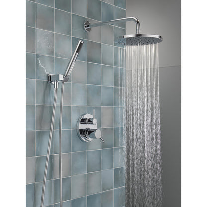 Delta T342702 Modern Cylindrical Raincan Shower Trim with Hand Shower