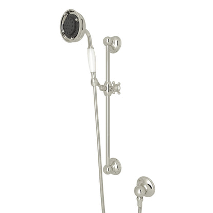 Rohl Handshower Set With 22" Slide Bar And 3-Function Handshower - 1310