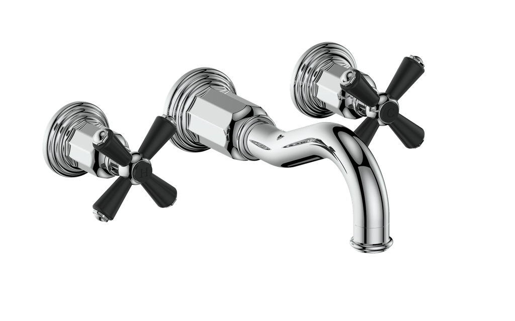Vogt Carinthia 8" C.C. Wall Mount Lavatory Faucet With Rough-In Valve - BF.CX.1520.CC