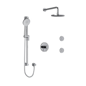 Riobel Riu Ensemble de douche 3545 avec robinet brut et poignées unies - KIT3545RUTM