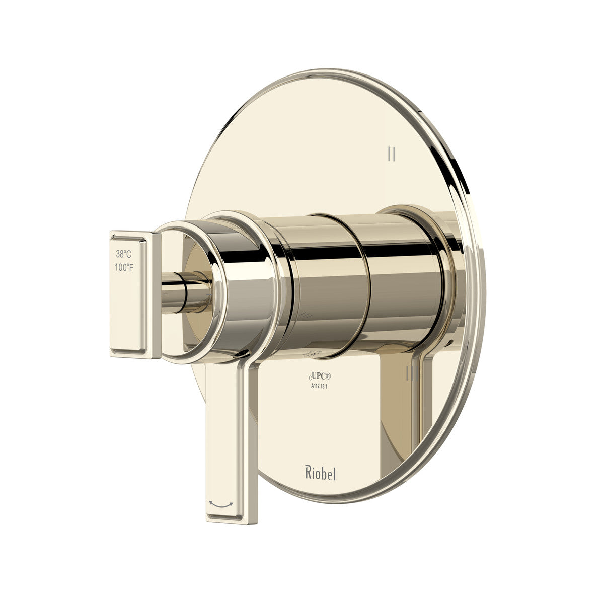 Riobel Manifesto 1/2" Therm & Pressure Balance Trim With 5 Functions (Share) - TMF45