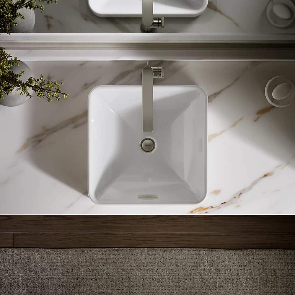 Kohler Vox 16-1/4" Square Vessel Bathroom Sink K-2661