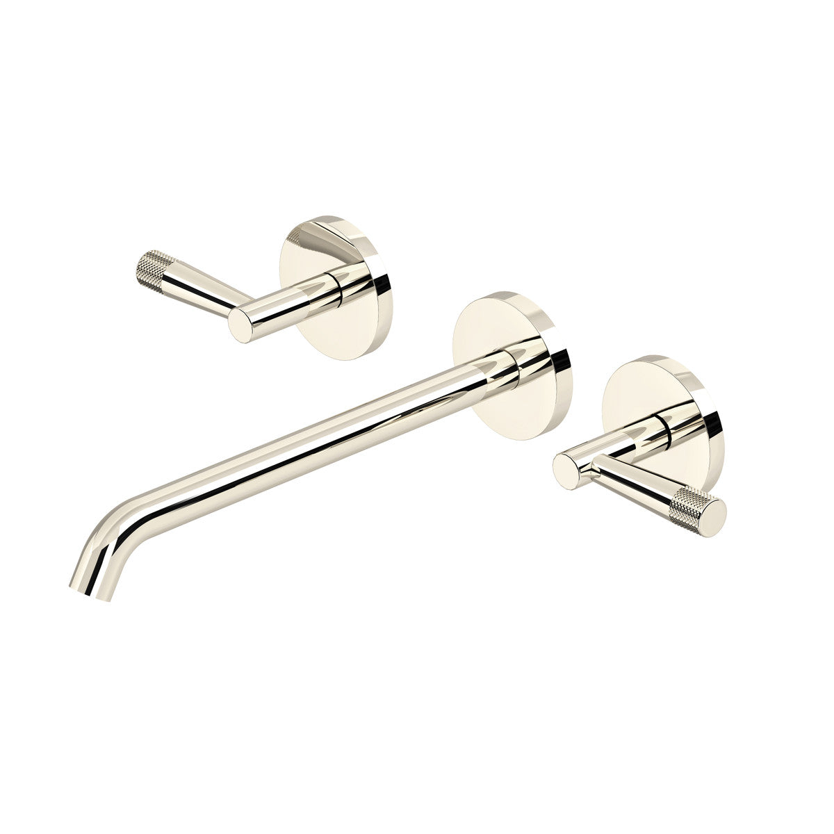 Rohl Amahle Wall Mount Tub Filler Trim With C-Spout, Lever Handles - TAM06W3LM