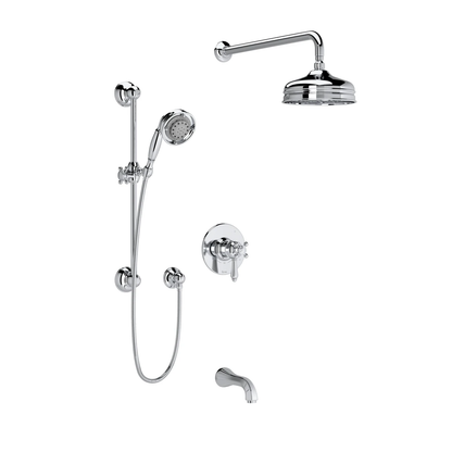 Rohl Acqui Shower Kit 1345 Trim Only With Lever Handles - TKIT1345AQLM