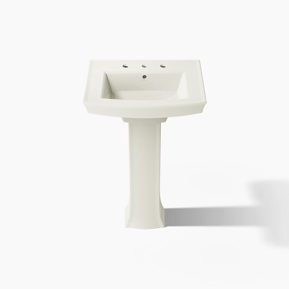 Kohler Archer 24" Rectangular Pedestal Bathroom Sink