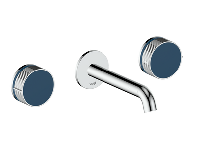 Vogt Mond 8" C.C. Wall-Mount Lavatory Faucet in Chrome, Trim Only