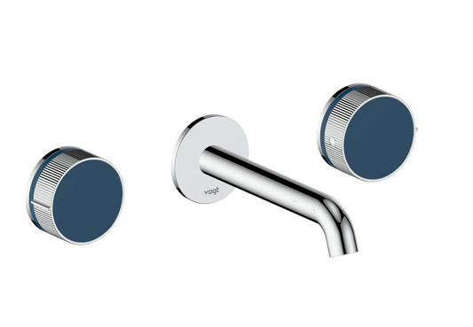 Vogt Mond 8" C.C. Wall-Mount Lavatory Faucet in Chrome, Trim Only